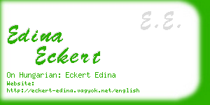 edina eckert business card